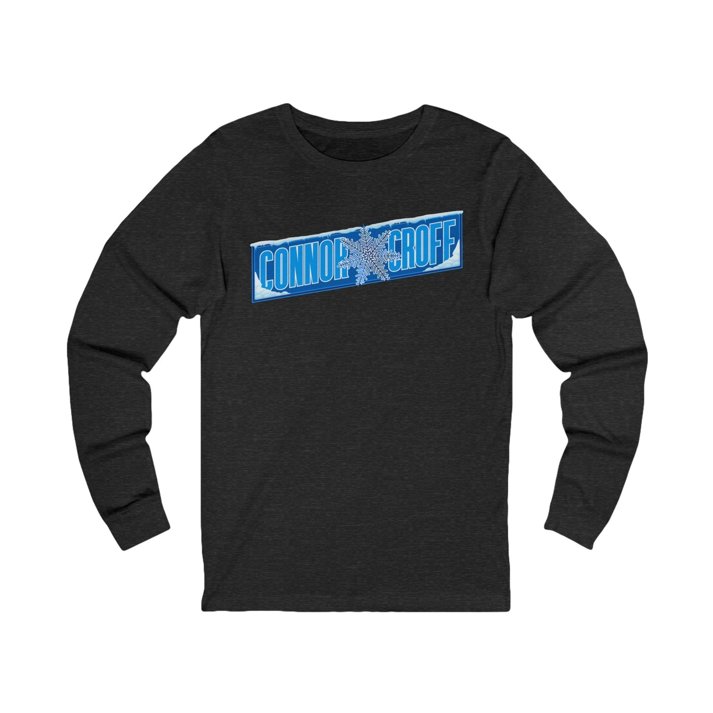 Connor Croff Snowflake Winter Logo Unisex Jersey Long Sleeve Tee