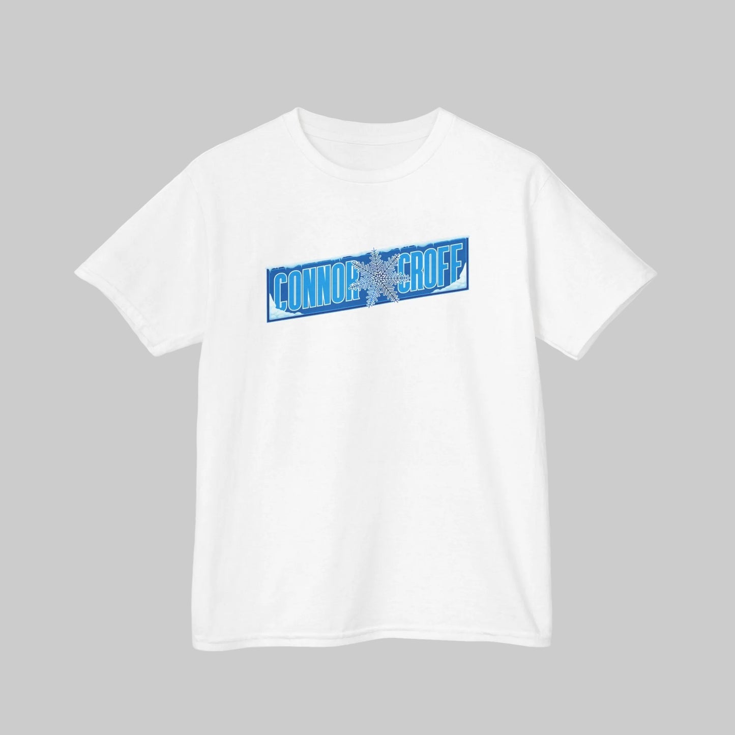 Connor Croff KIDS Heavy Cotton™ Tee Snowflake Winter Logo