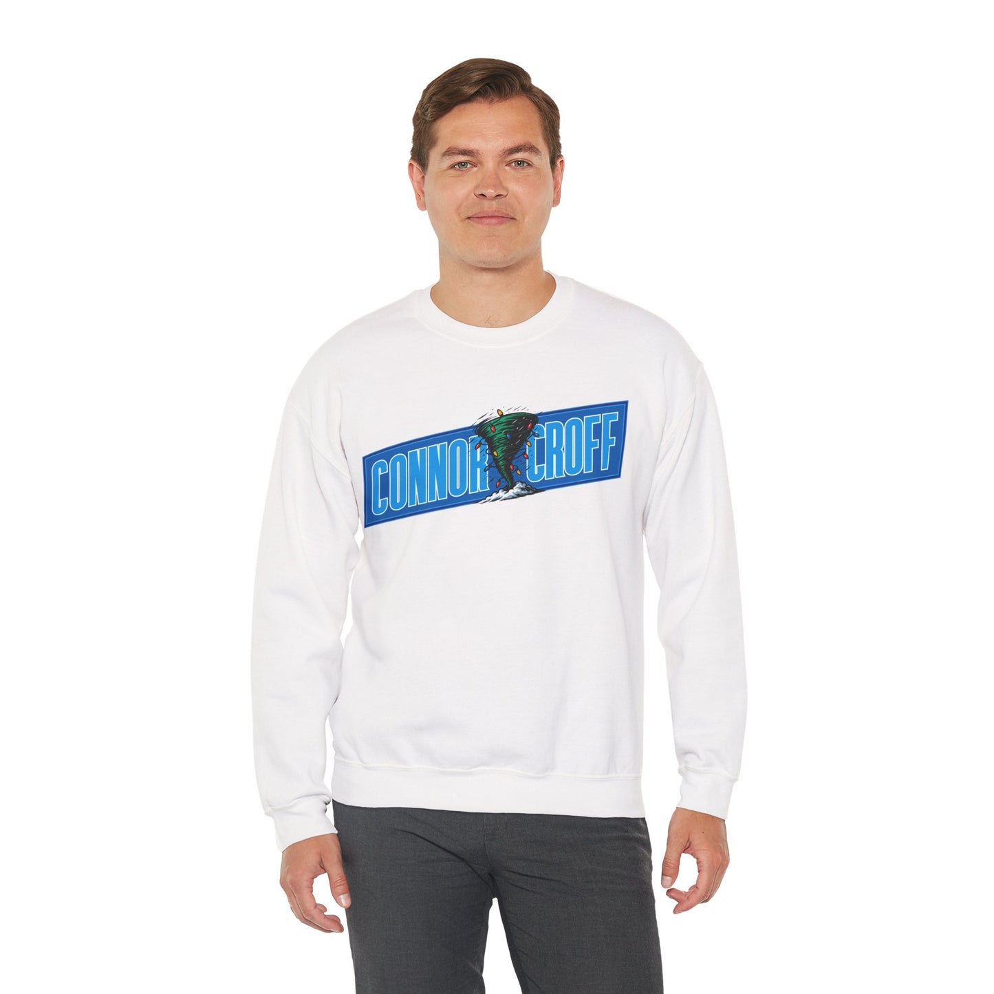 Connor Croff Christmas Logo Unisex Heavy Blend™ Crewneck Sweatshirt