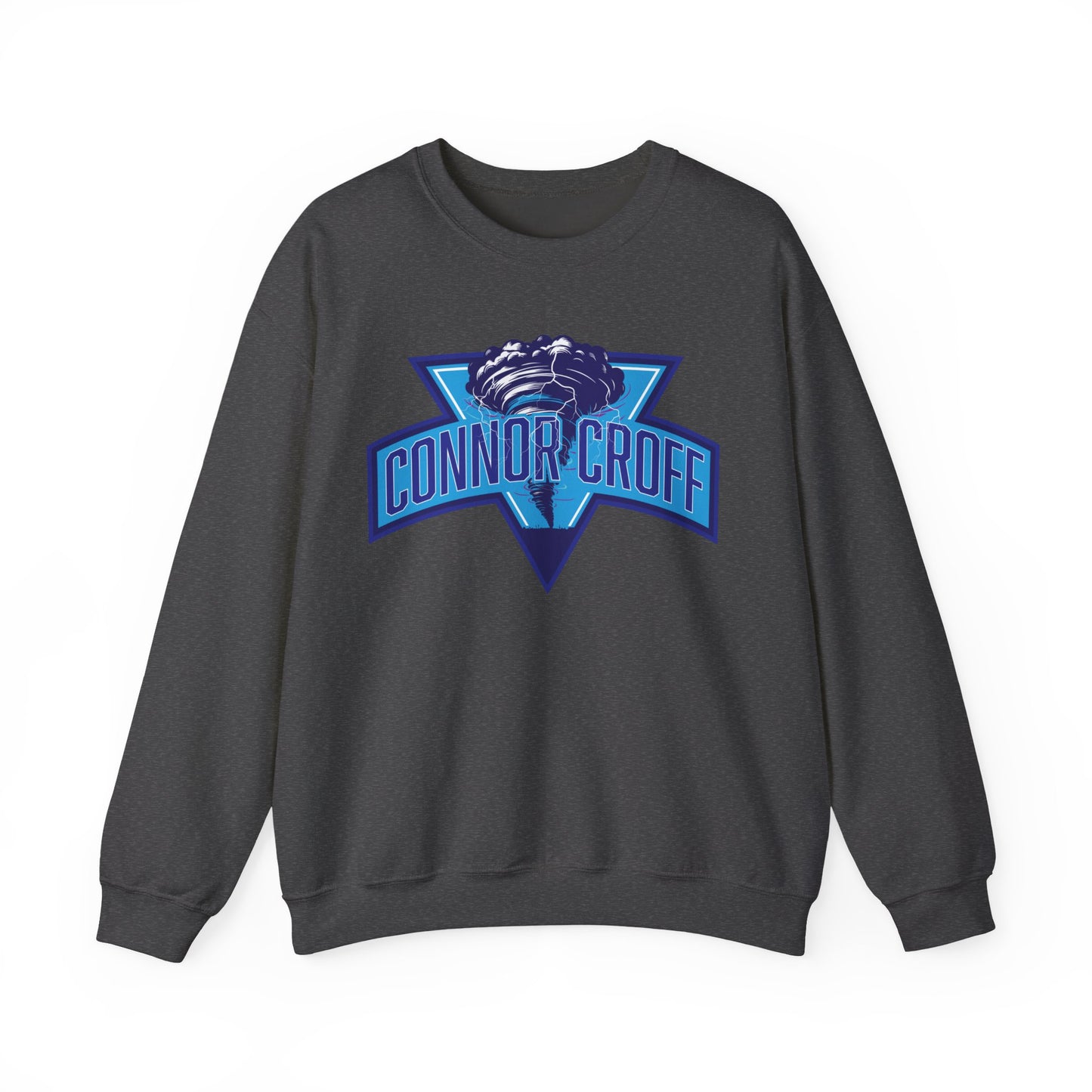 Connor Croff Blue Logo Unisex Heavy Blend™ Crewneck Sweatshirt