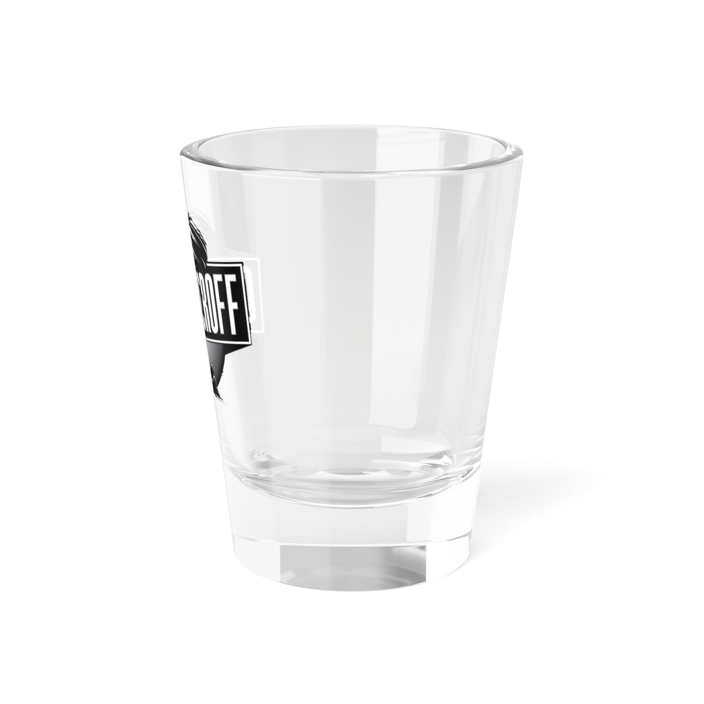 Connor Croff Black & White Tornado Logo Shot Glass 1.5oz