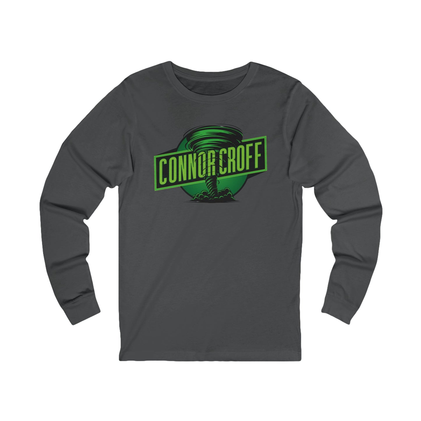 Connor Croff Green Circle Logo Unisex Jersey Long Sleeve Tee