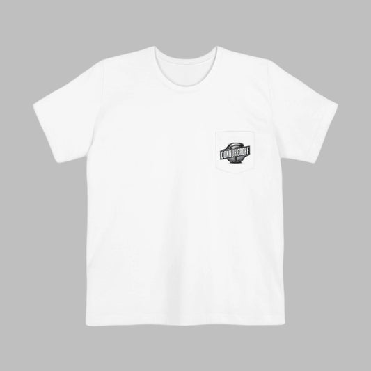 Connor Croff Black White Circle Logo Unisex Pocket T-shirt