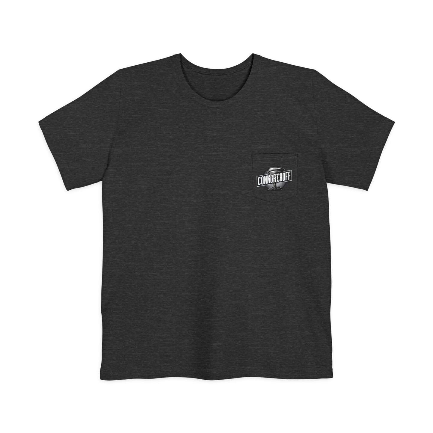Connor Croff Black White Circle Logo Unisex Pocket T-shirt