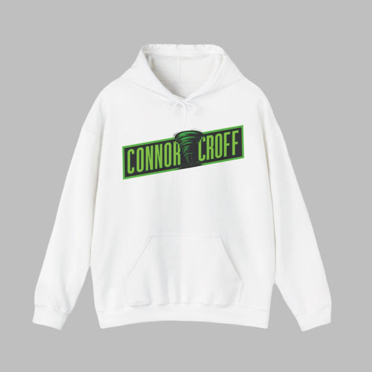 Connor Croff Green Logo Unisex Heavy Blend™ Hooded Sweatshirt