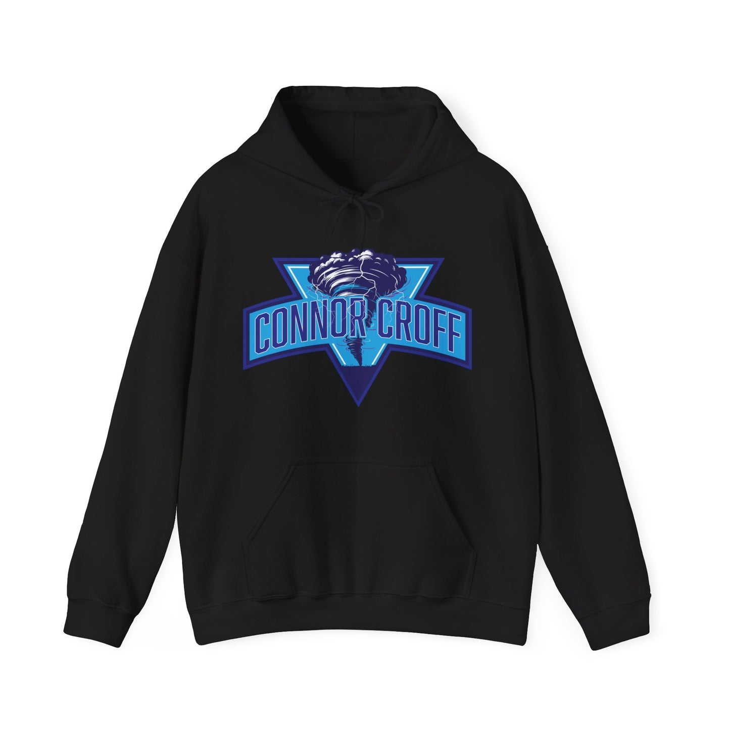 Connor Croff Blue Logo Unisex Heavy Blend™ Hooded Sweatshirt