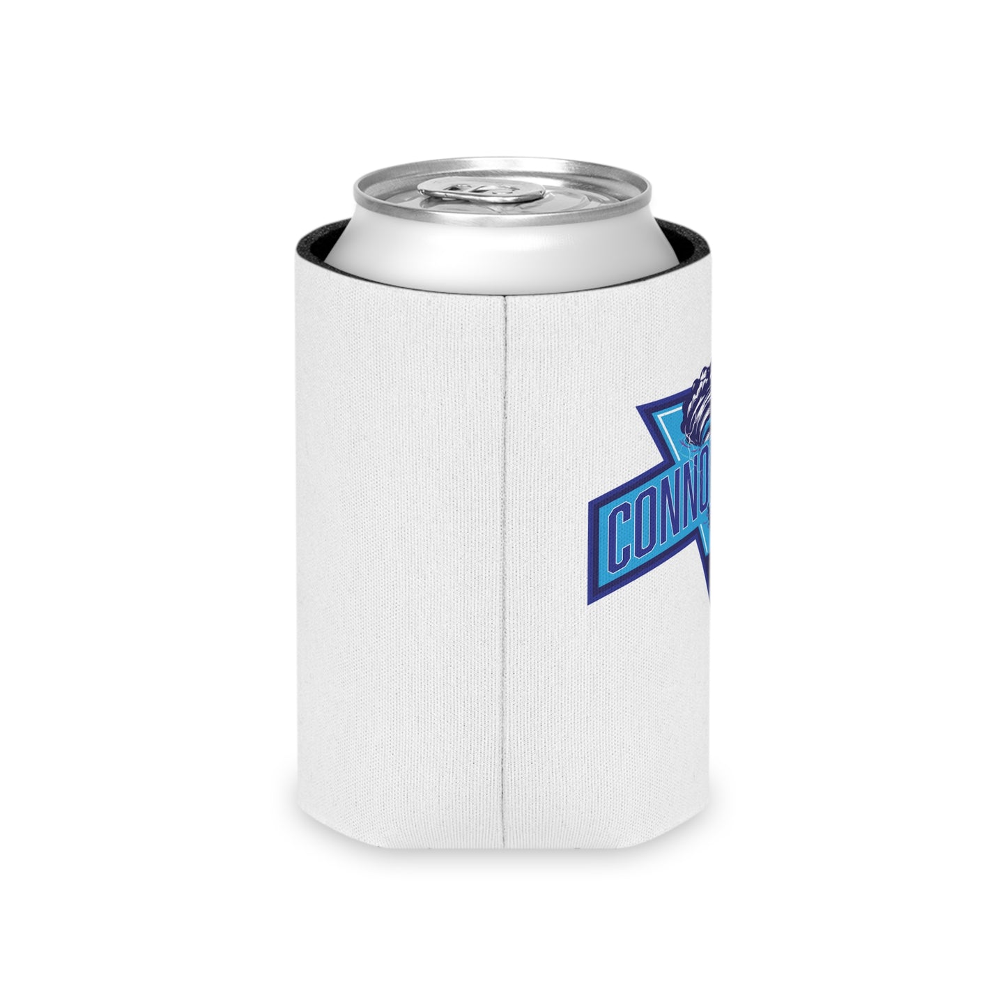 Connor Croff Tornado Blue Logo Can Cooler Sleeve for Regular Cans