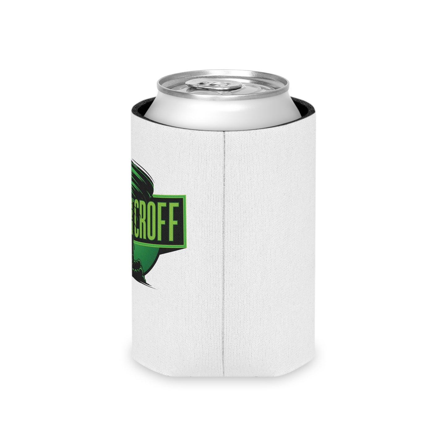 Connor Croff Tornado Green Logo Can Cooler Sleeve for Regular Cans