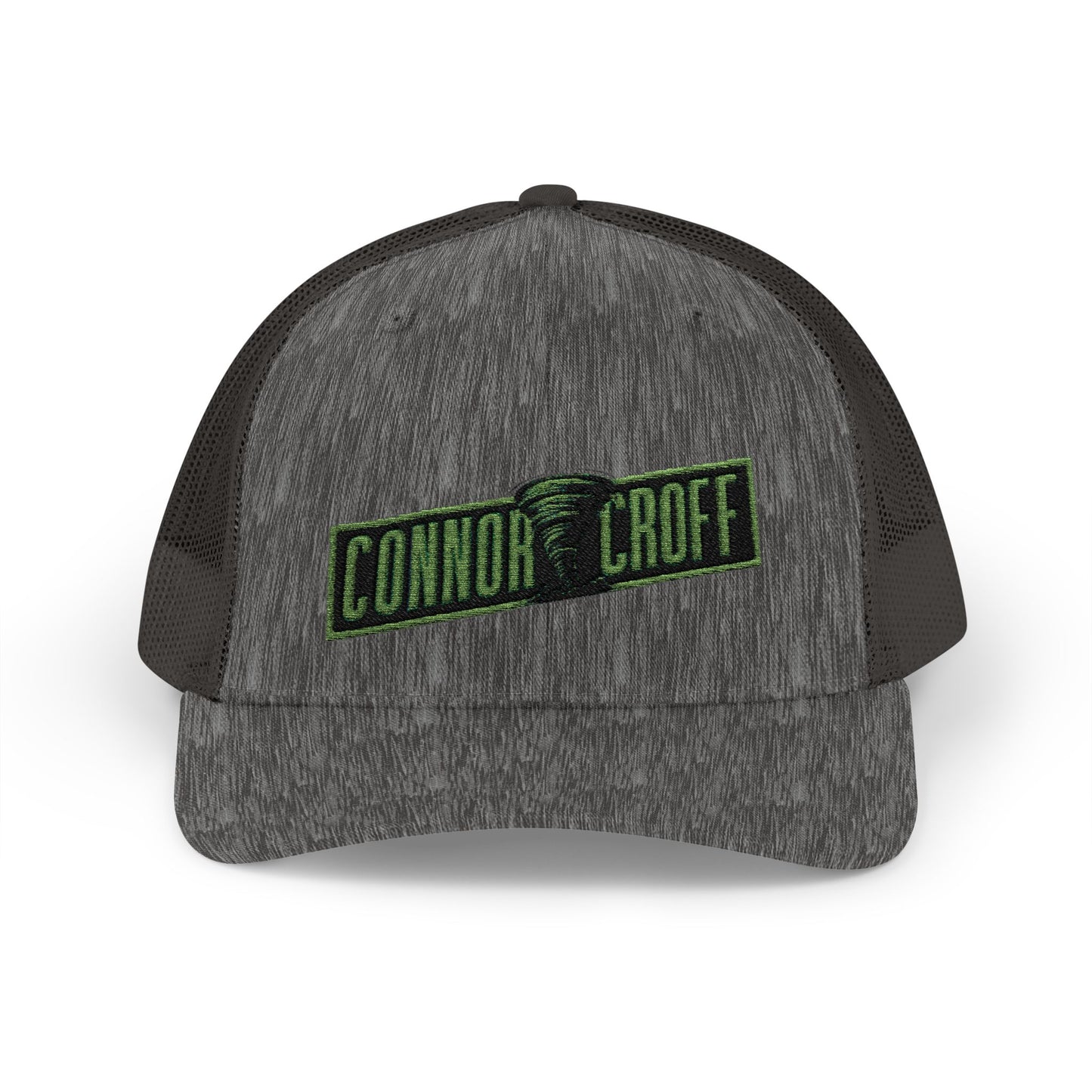 Connor Croff Green Logo Snapback Trucker Cap