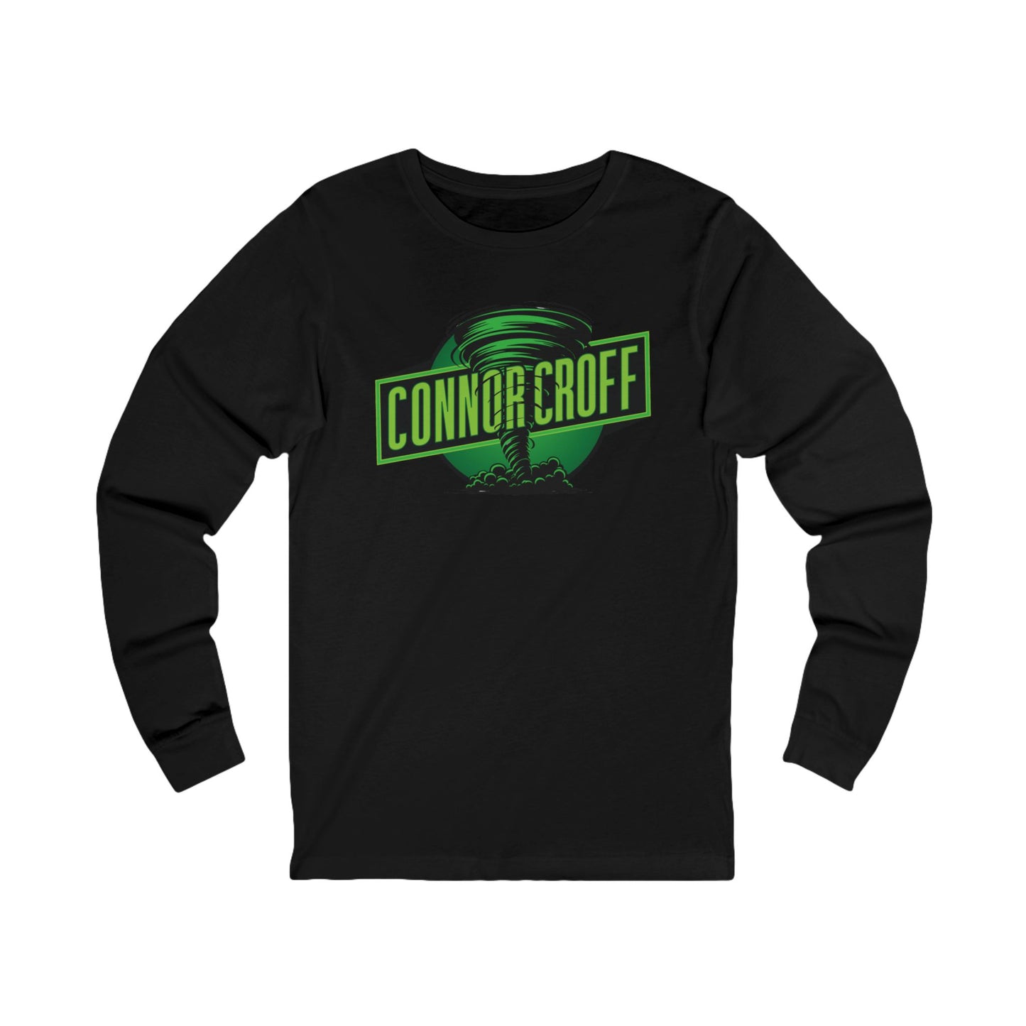 Connor Croff Green Circle Logo Unisex Jersey Long Sleeve Tee