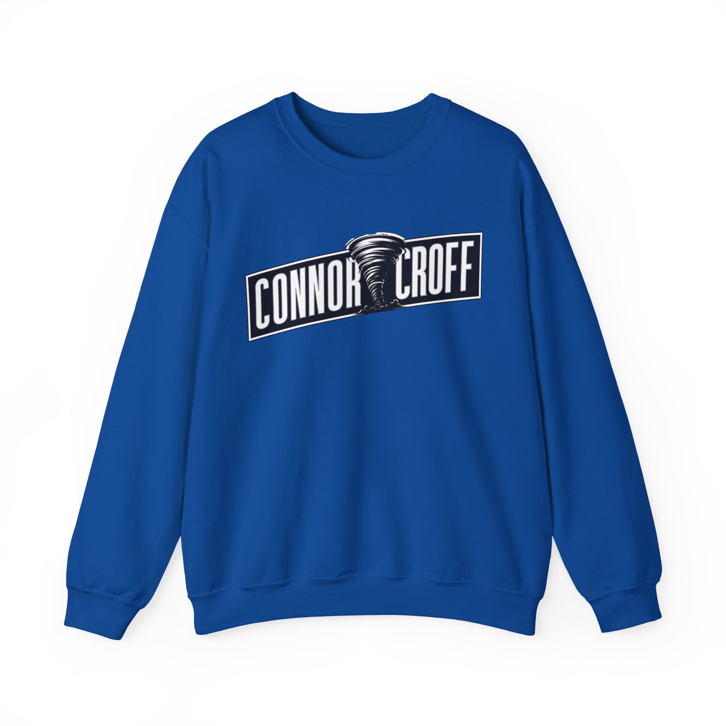 Connor Croff Black White Logo Unisex Heavy Blend™ Crewneck Sweatshirt