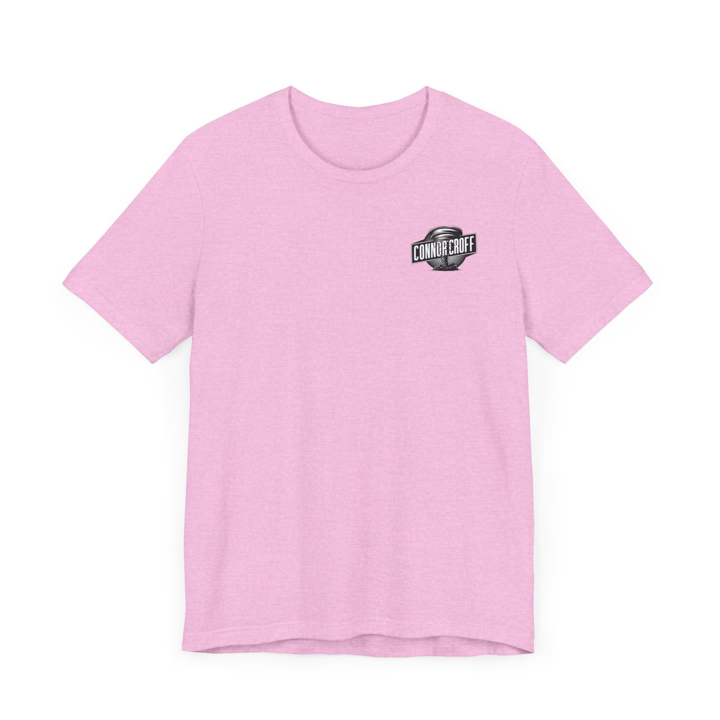 Connor Croff Small Black White Logo Unisex Jersey Short Sleeve Tee