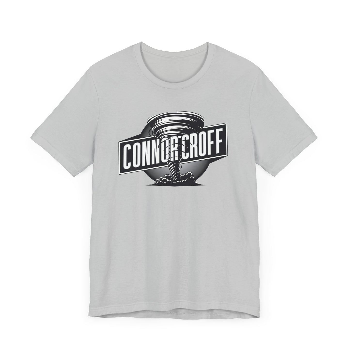 Connor Croff Black White Circle Logo Unisex Jersey Short Sleeve Tee
