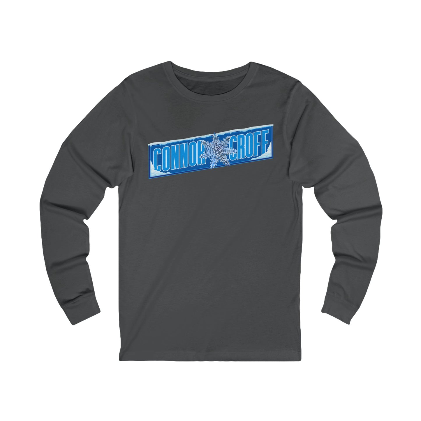 Connor Croff Snowflake Winter Logo Unisex Jersey Long Sleeve Tee