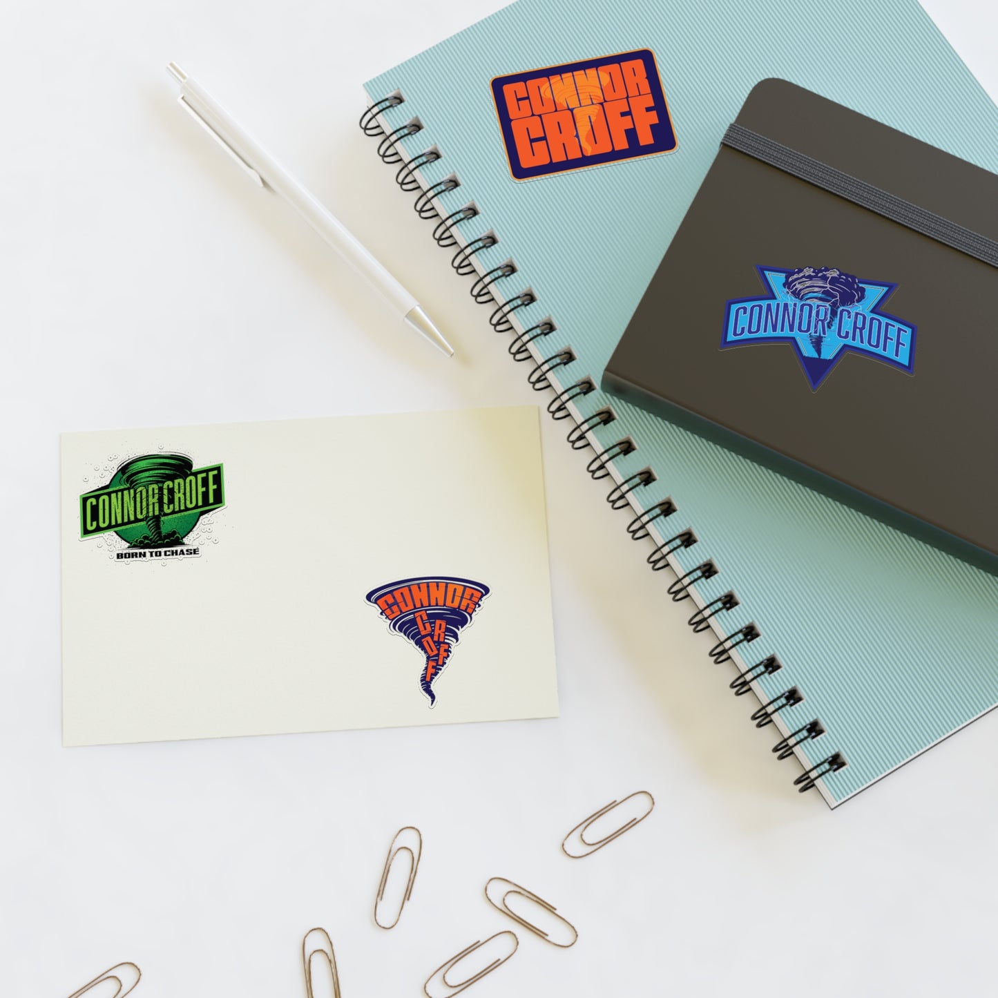 Connor Croff Logo Sticker Sheet