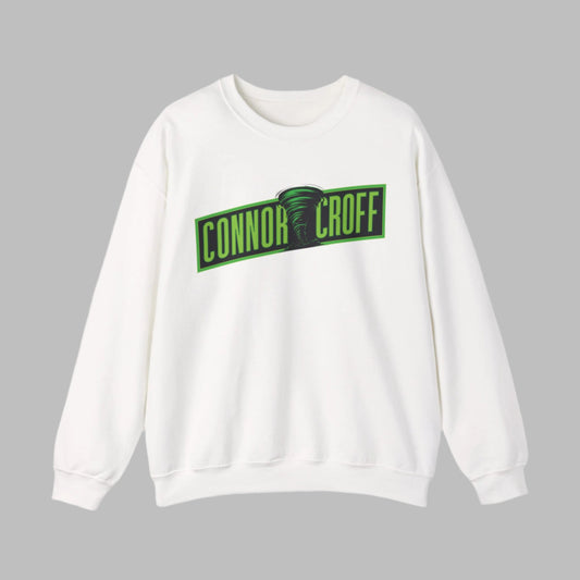 Connor Croff Green Logo Unisex Heavy Blend™ Crewneck Sweatshirt