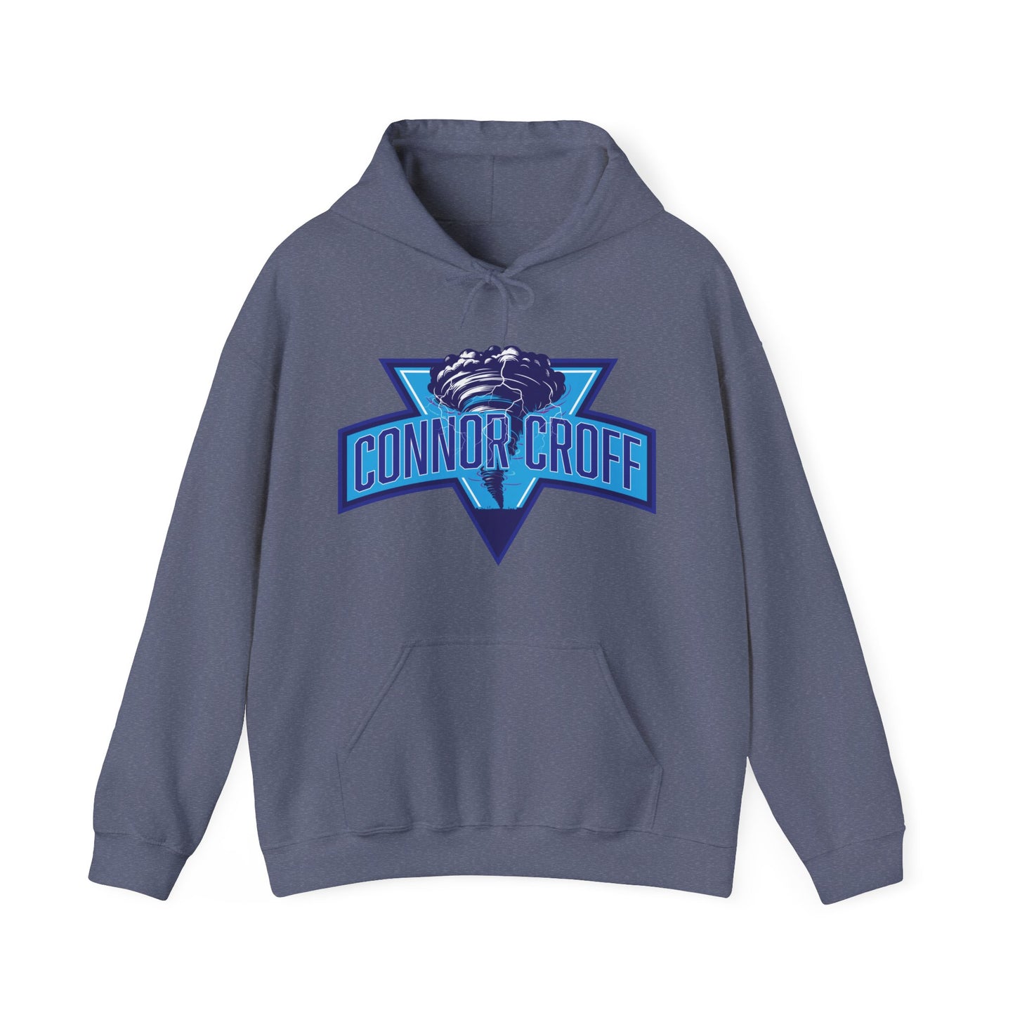 Connor Croff Blue Logo Unisex Heavy Blend™ Hooded Sweatshirt