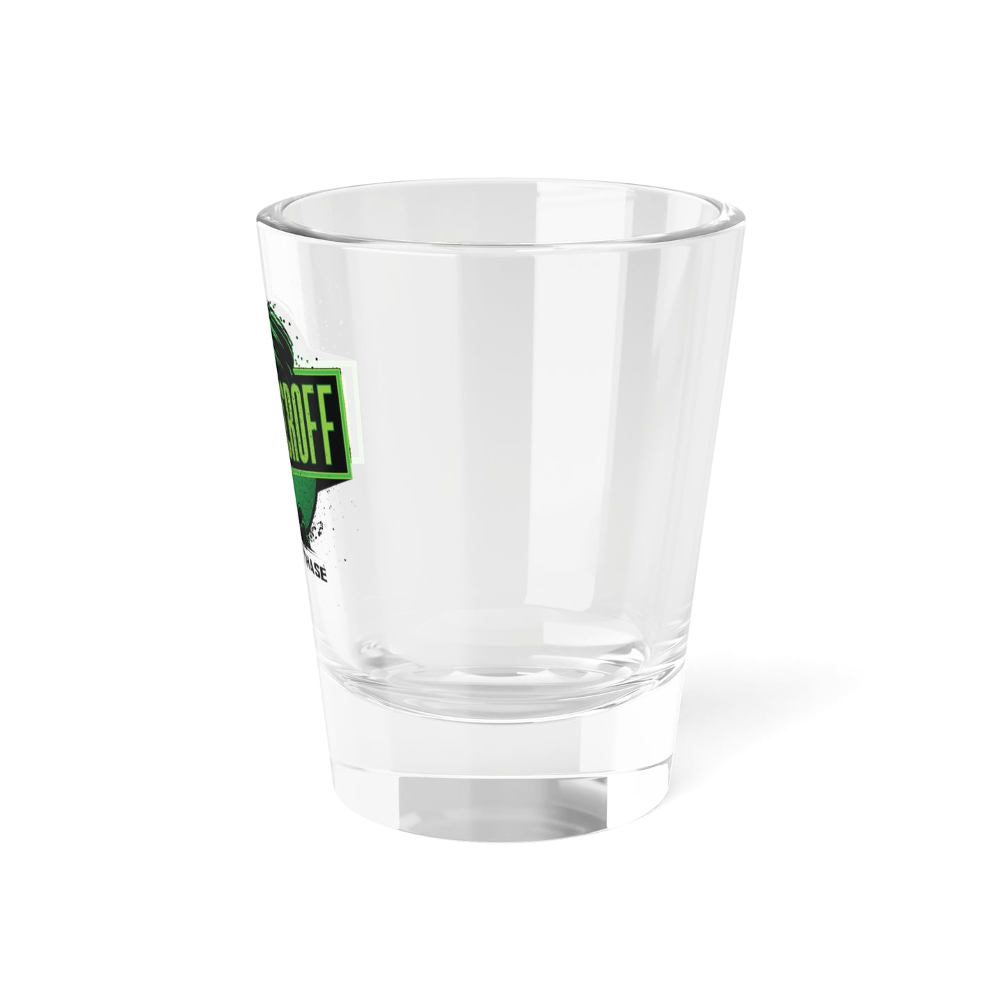 Connor Croff Green Tornado Logo Shot Glass 1.5oz