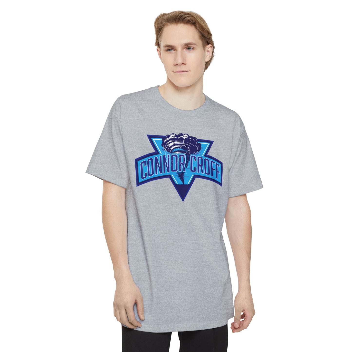 TALL SIZE Unisex Connor Croff Blue Logo T-Shirt