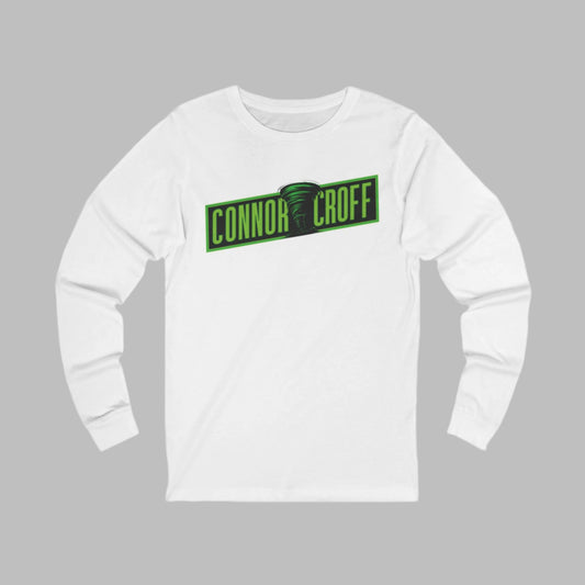 Connor Croff Green Logo Unisex Jersey Long Sleeve Tee