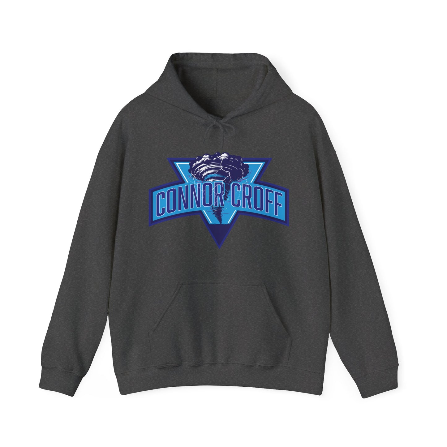 Connor Croff Blue Logo Unisex Heavy Blend™ Hooded Sweatshirt