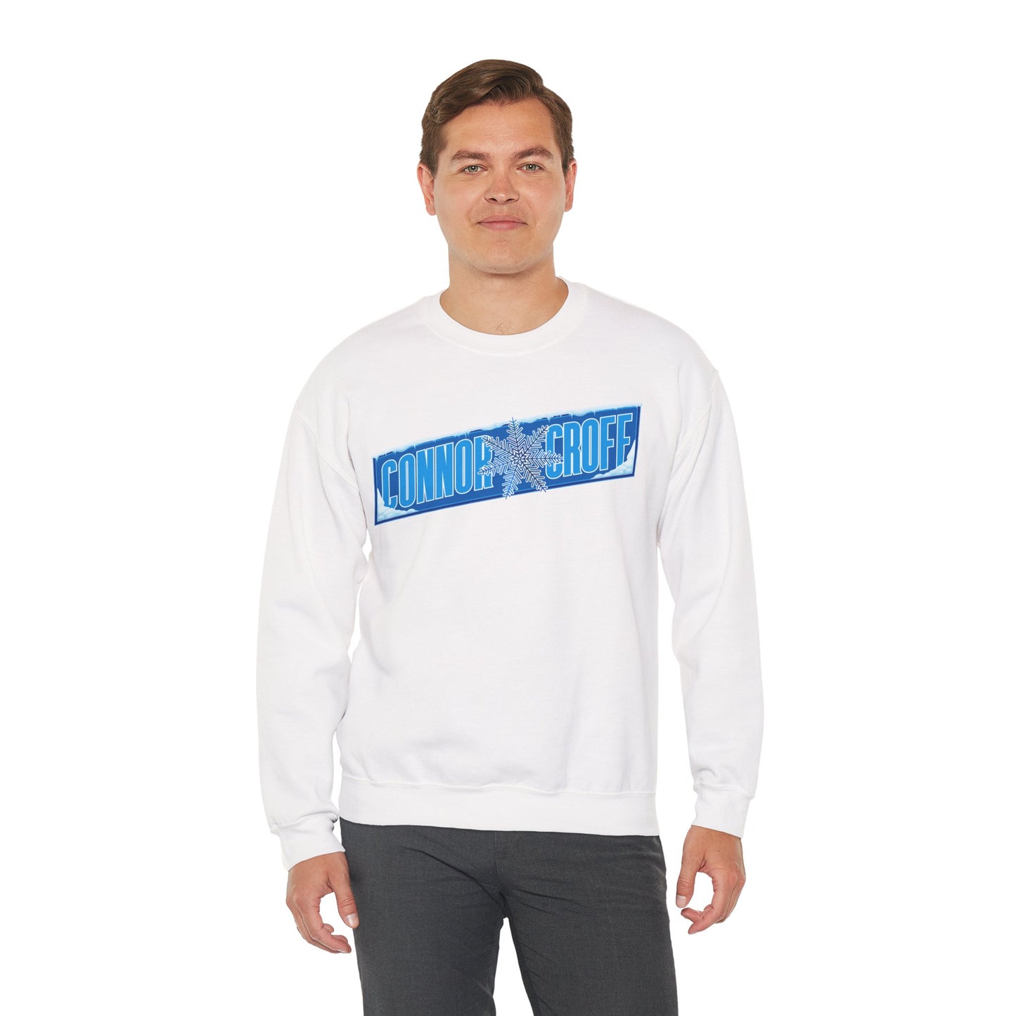 Connor Croff Snowflake Logo Unisex Heavy Blend™ Crewneck Sweatshirt