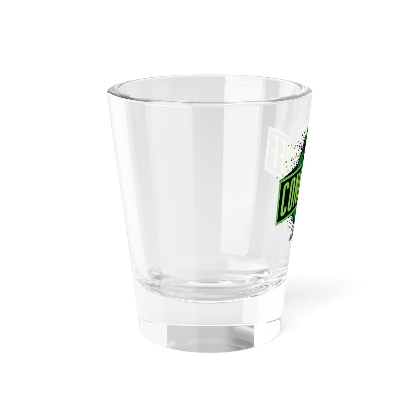 Connor Croff Green Tornado Logo Shot Glass 1.5oz