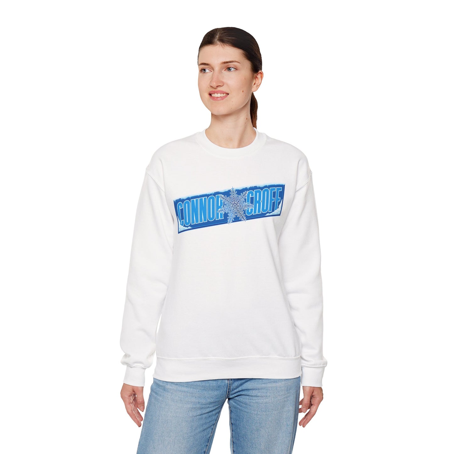 Connor Croff Snowflake Logo Unisex Heavy Blend™ Crewneck Sweatshirt