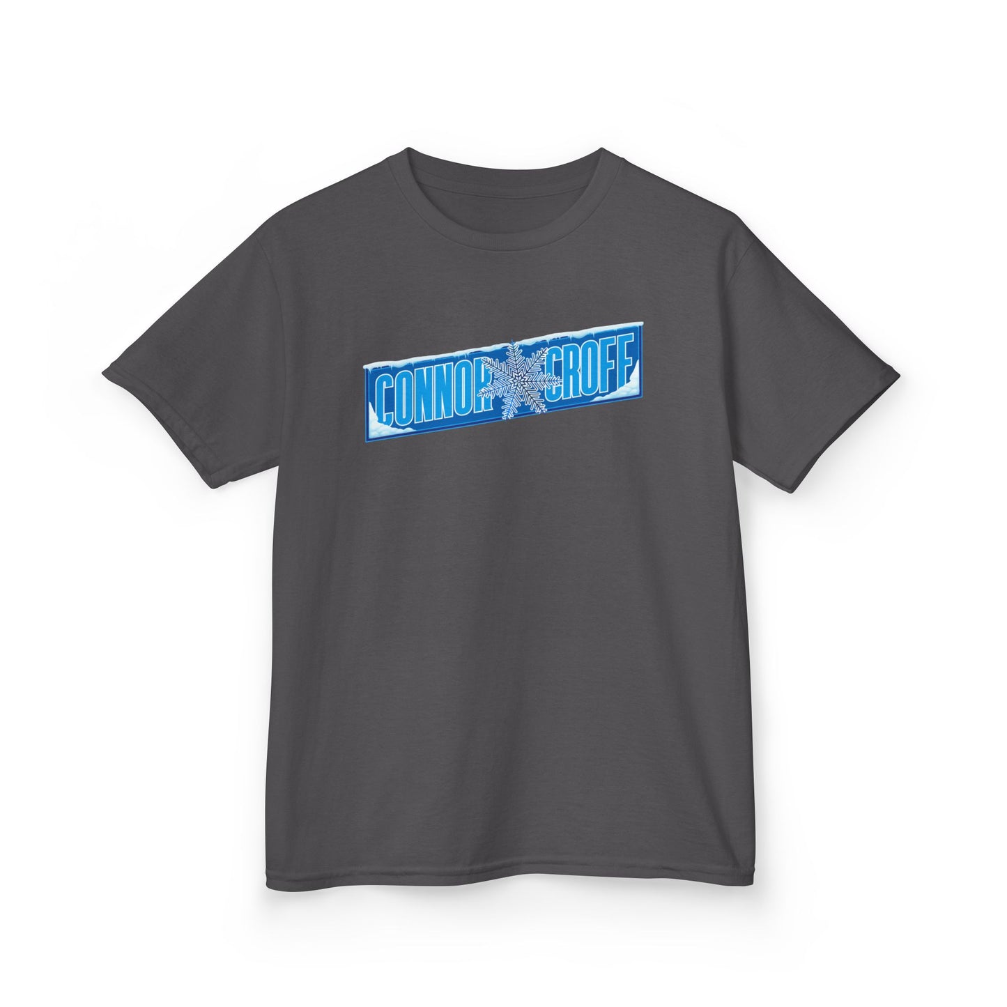 Connor Croff KIDS Heavy Cotton™ Tee Snowflake Winter Logo