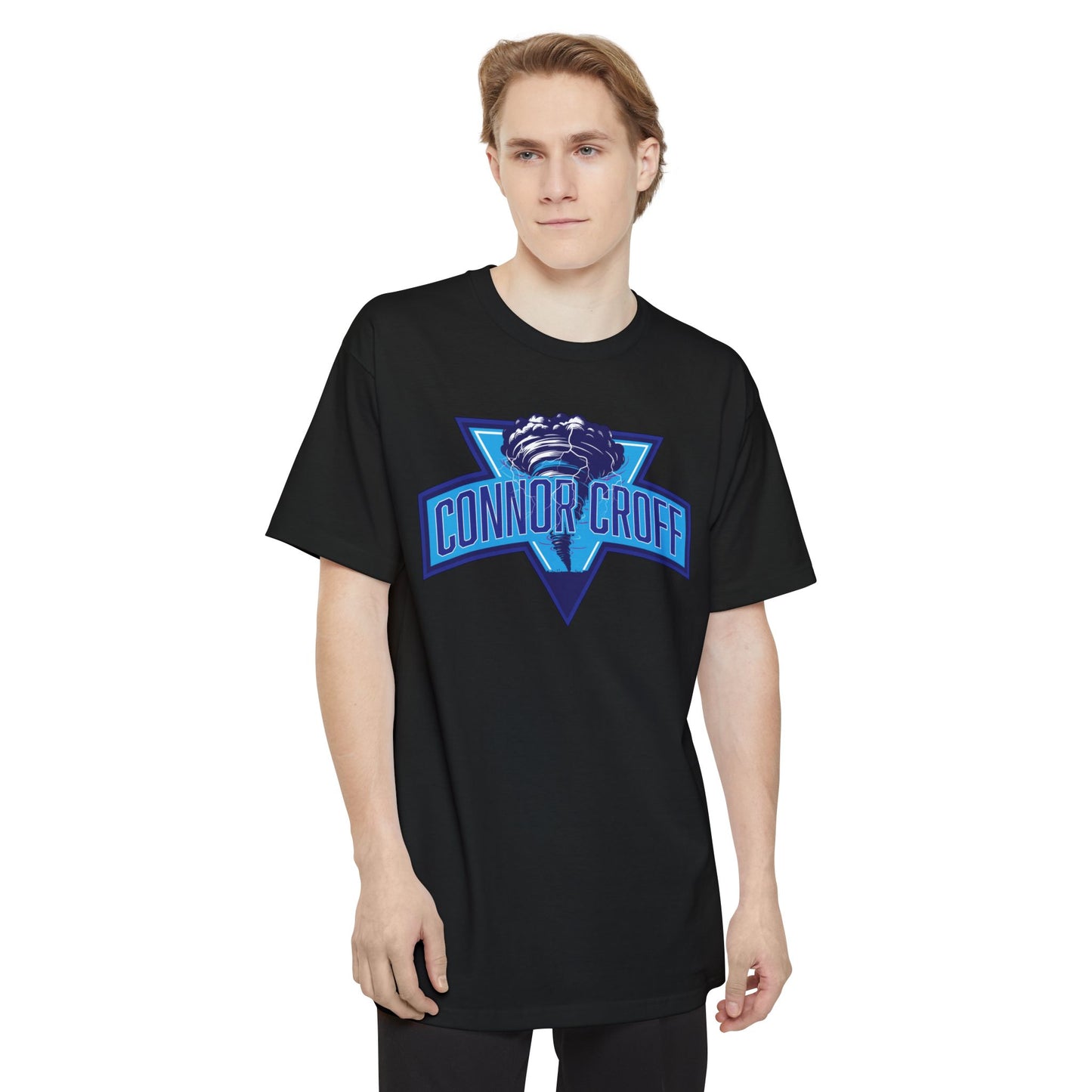 TALL SIZE Unisex Connor Croff Blue Logo T-Shirt