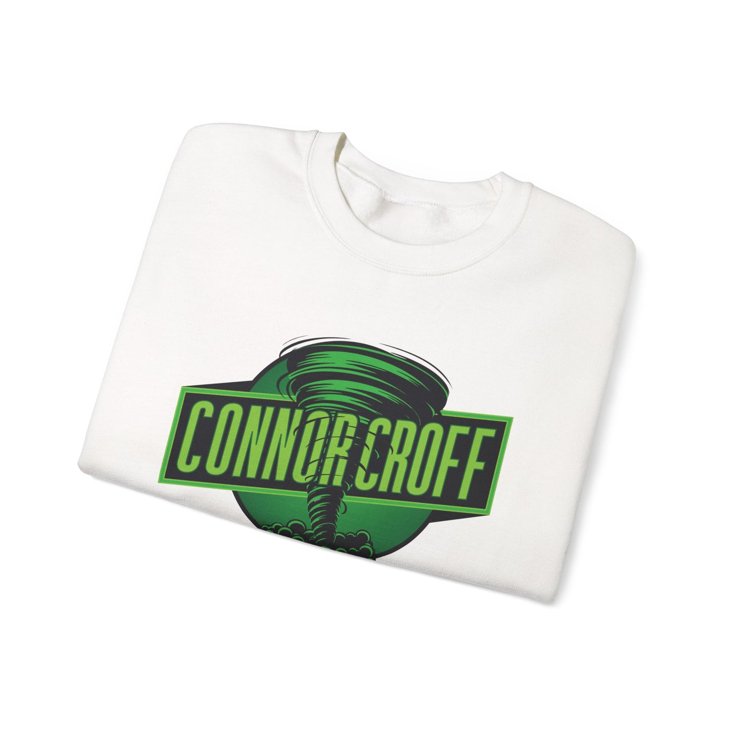 Connor Croff Green Circle Logo Unisex Heavy Blend™ Crewneck Sweatshirt