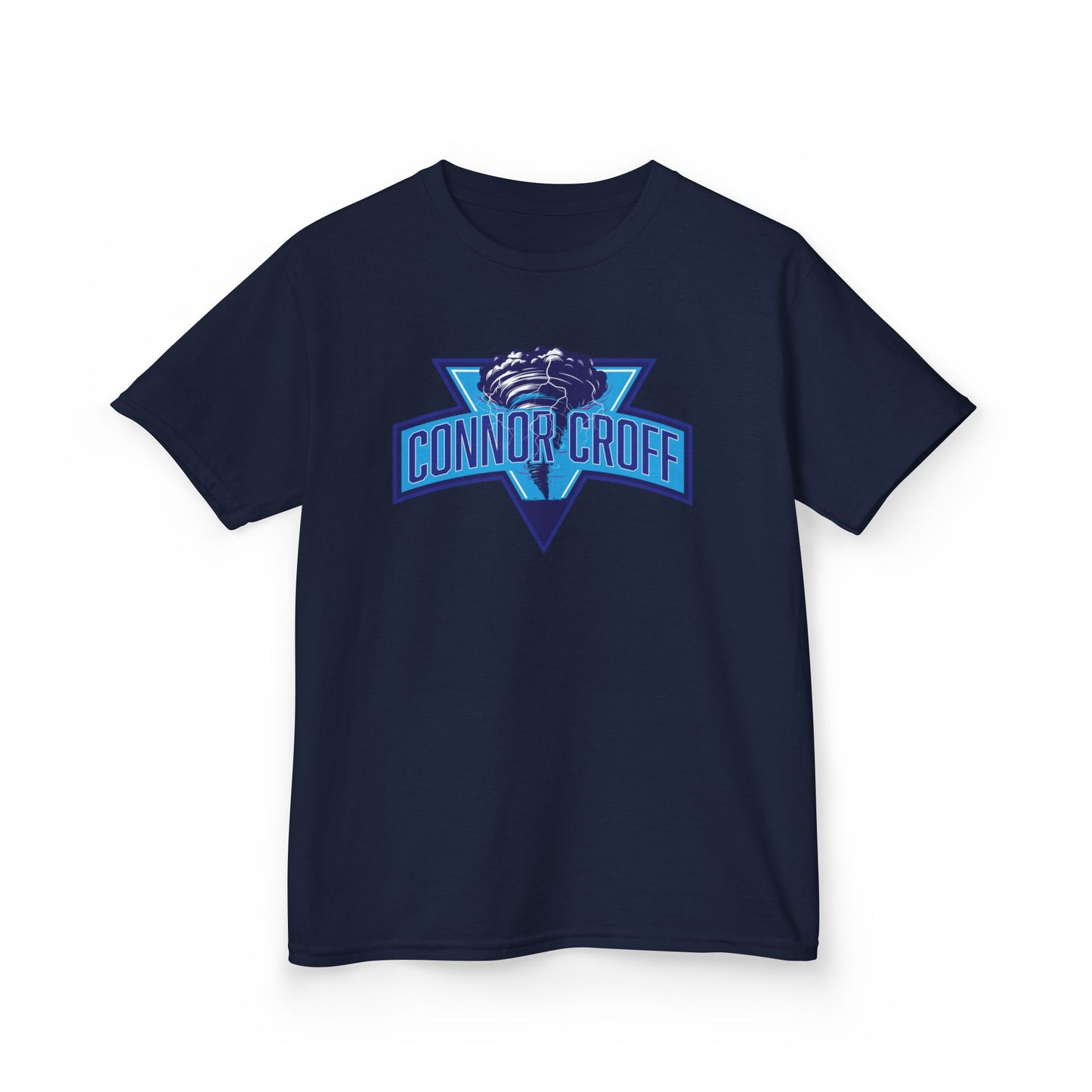 YOUTH (KIDS) Connor Croff Blue Logo Heavy Cotton™ Tee
