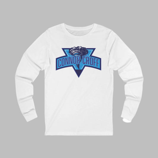 Connor Croff Blue Logo Unisex Jersey Long Sleeve Tee