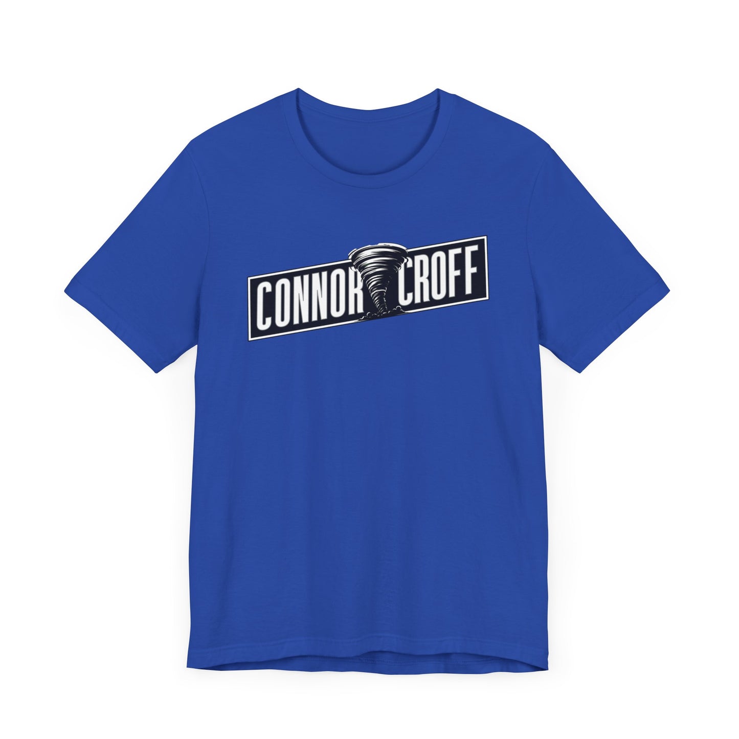 Connor Croff Black White Logo Unisex Jersey Short Sleeve Tee