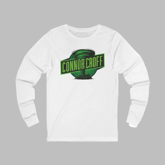 Connor Croff Green Circle Logo Unisex Jersey Long Sleeve Tee
