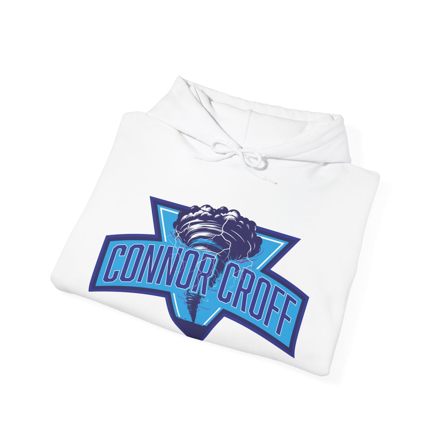 Connor Croff Blue Logo Unisex Heavy Blend™ Hooded Sweatshirt