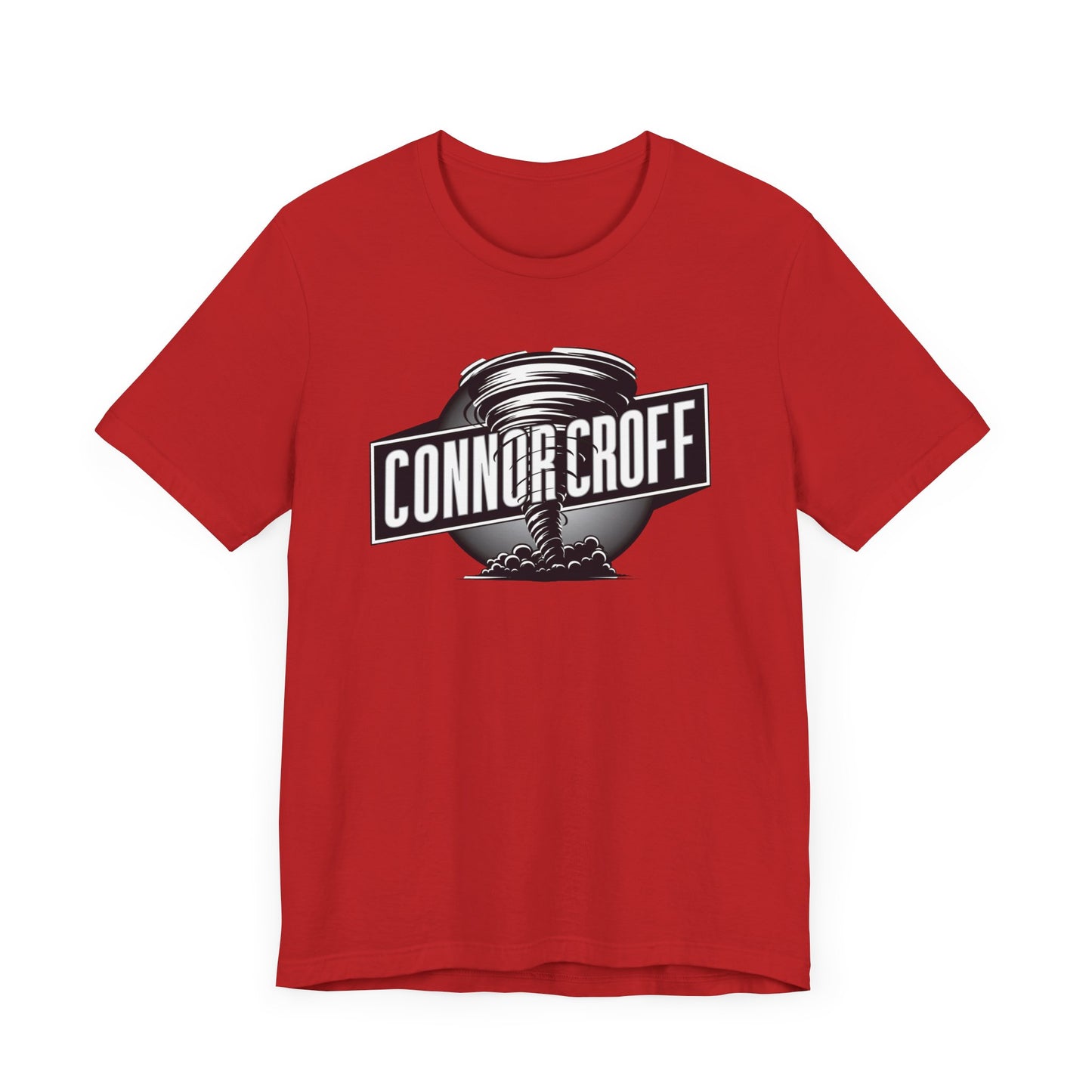 Connor Croff Black White Circle Logo Unisex Jersey Short Sleeve Tee