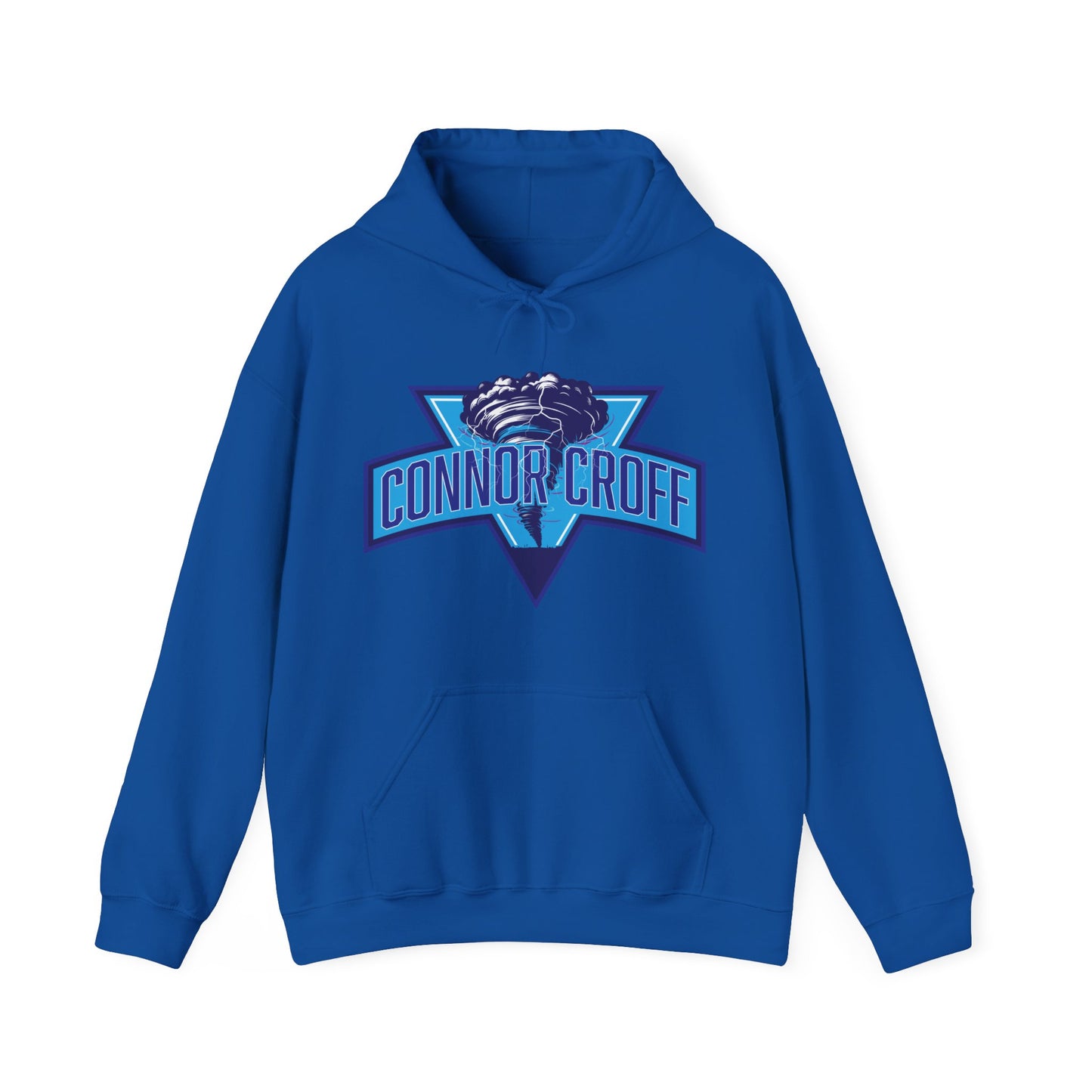 Connor Croff Blue Logo Unisex Heavy Blend™ Hooded Sweatshirt