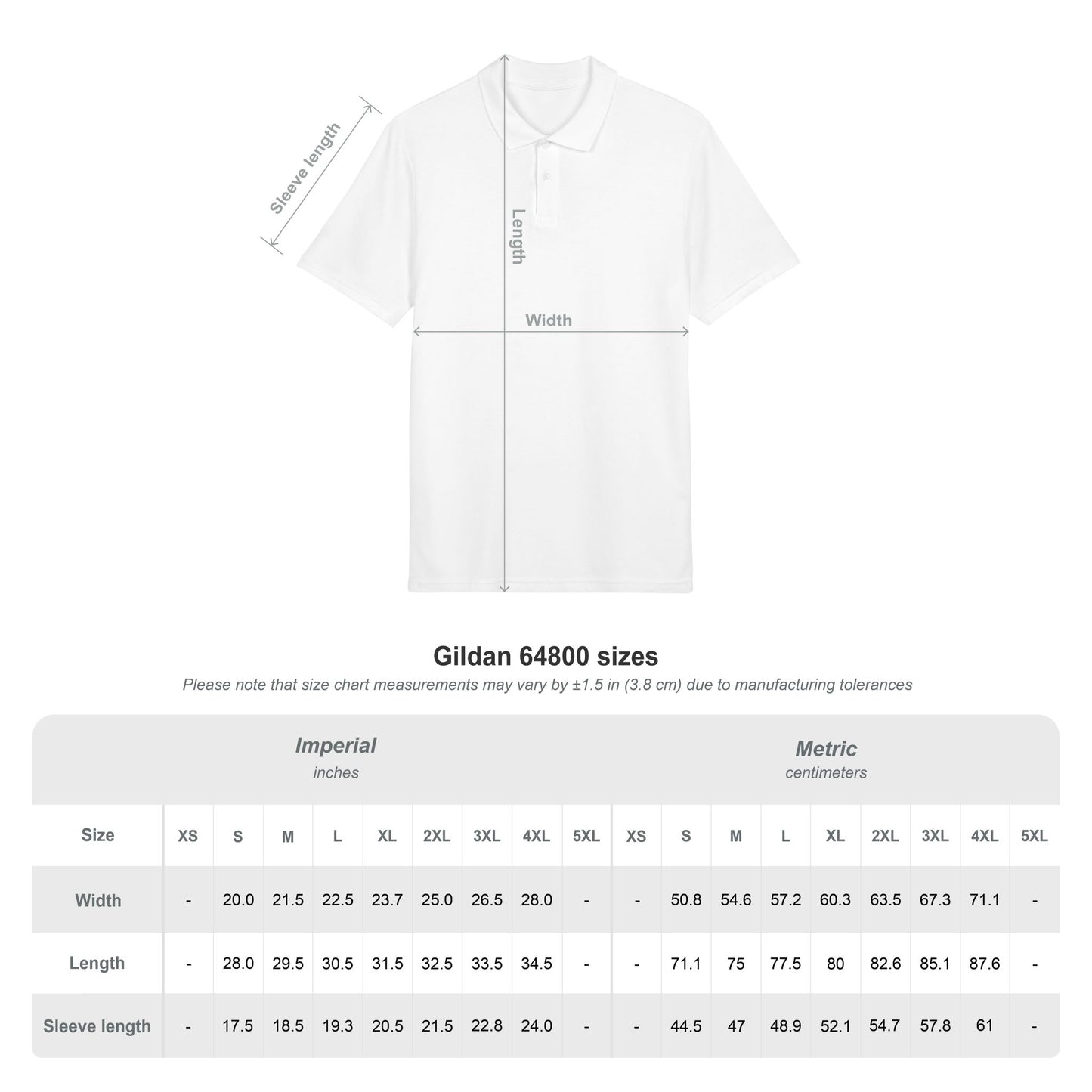 Connor Croff Black White Logo Unisex Polo Shirt Embroider Logo
