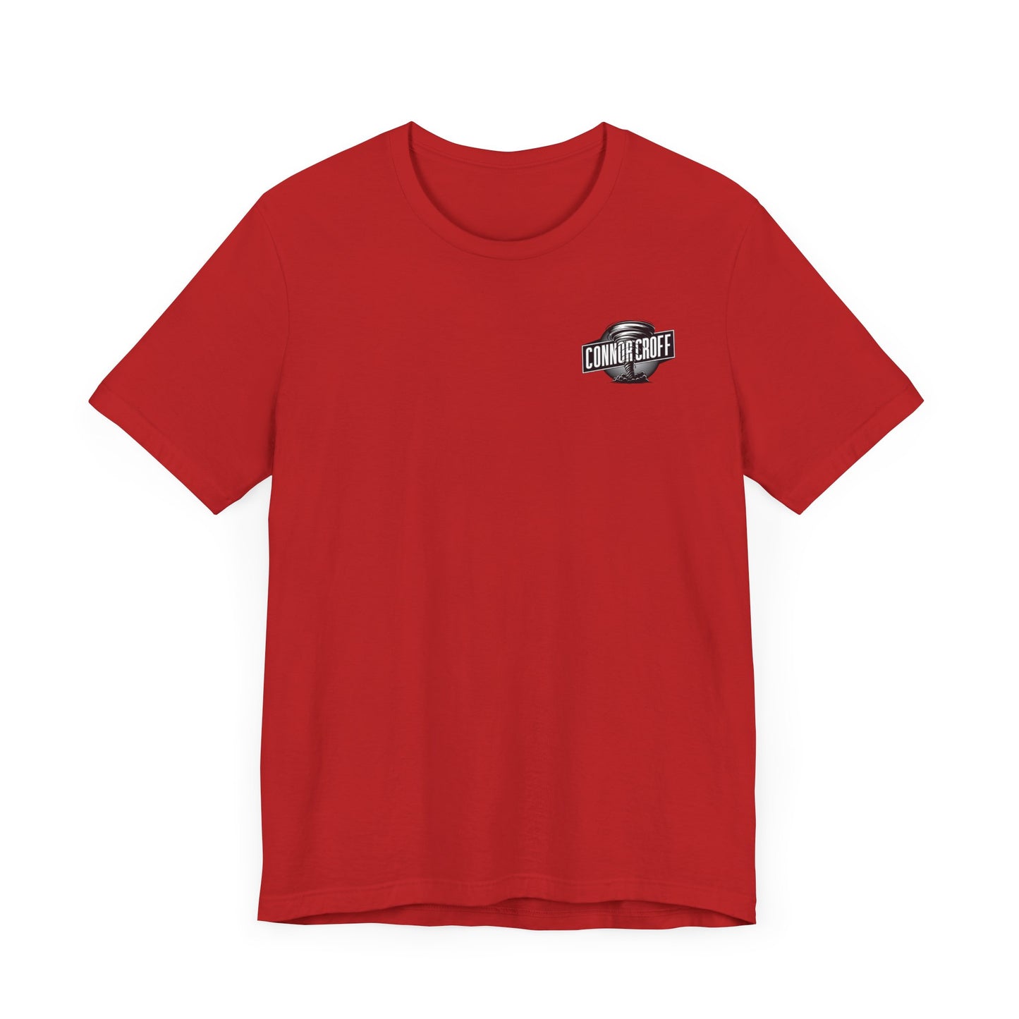 Connor Croff Small Black White Logo Unisex Jersey Short Sleeve Tee