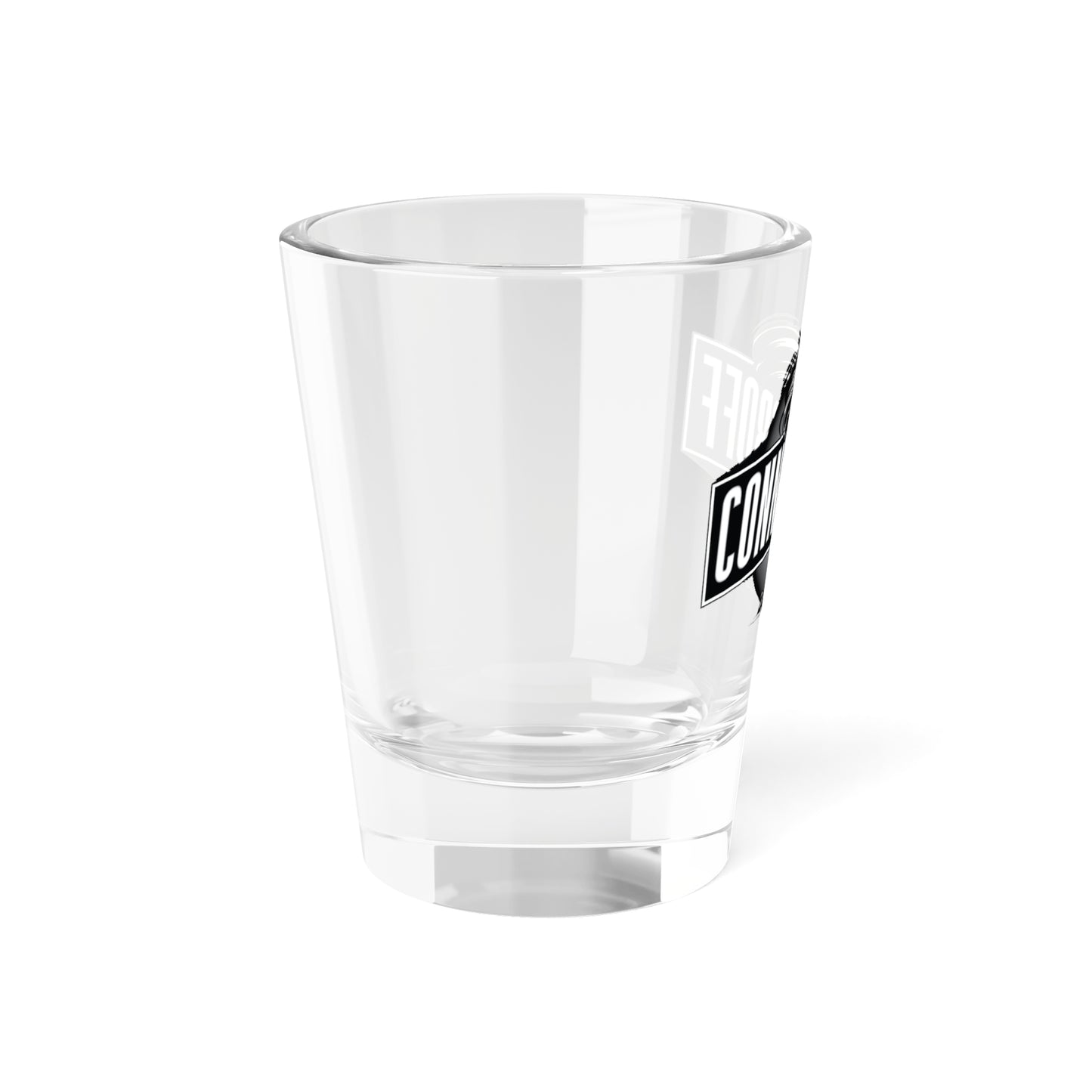 Connor Croff Black & White Tornado Logo Shot Glass 1.5oz