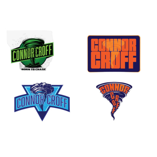 Connor Croff Logo Sticker Sheet
