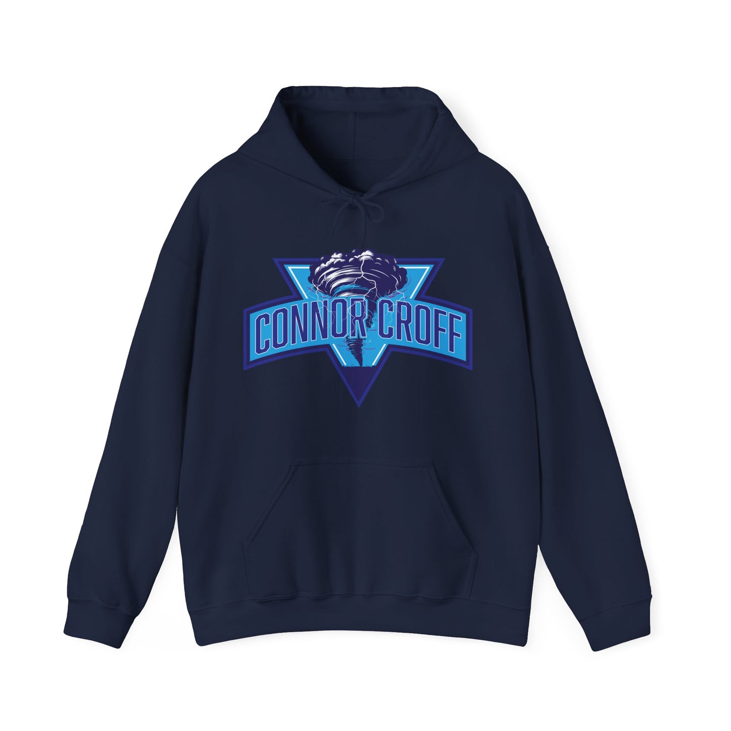 Connor Croff Blue Logo Unisex Heavy Blend™ Hooded Sweatshirt