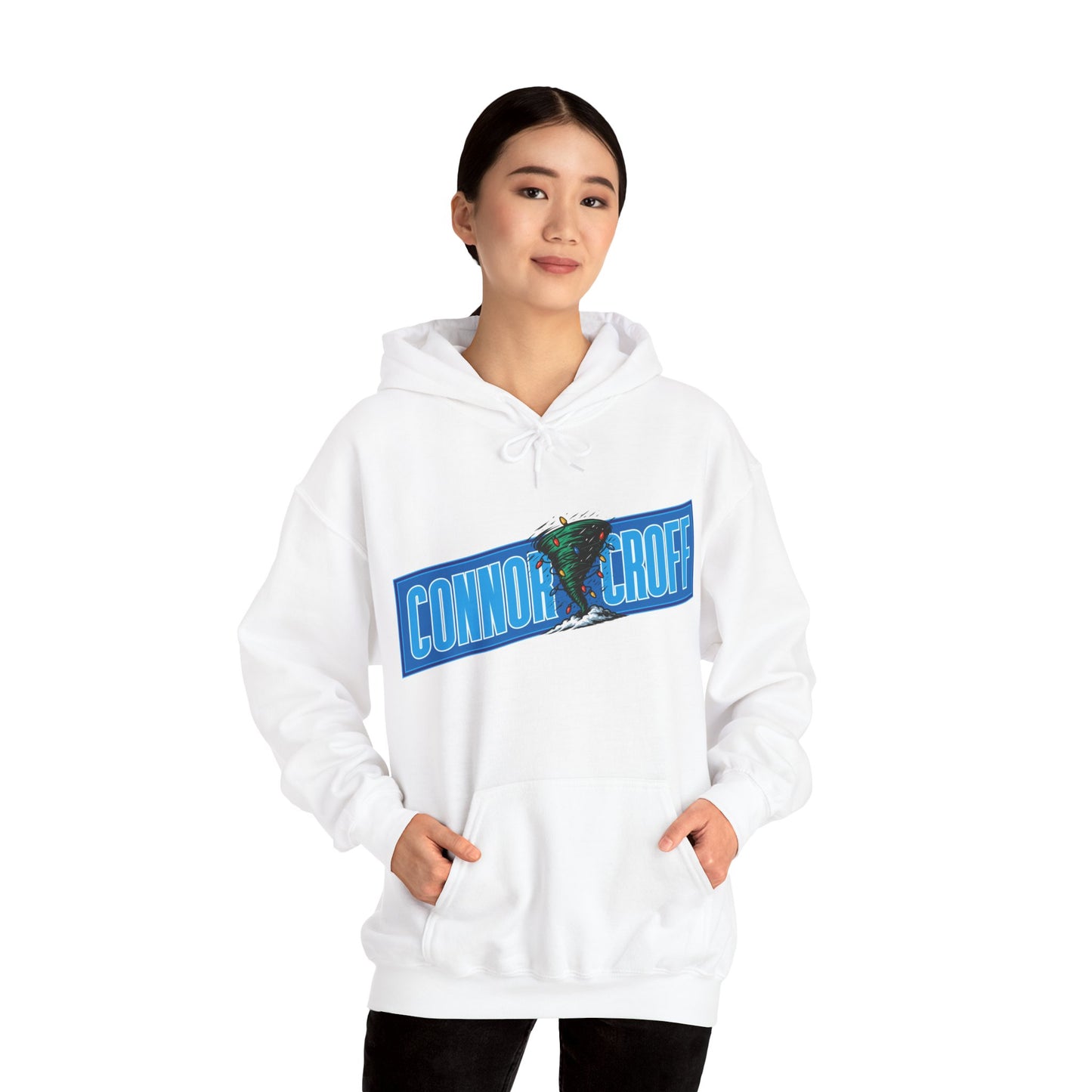 Connor Croff Christmas Logo Unisex Heavy Blend™ Hooded Sweatshirt