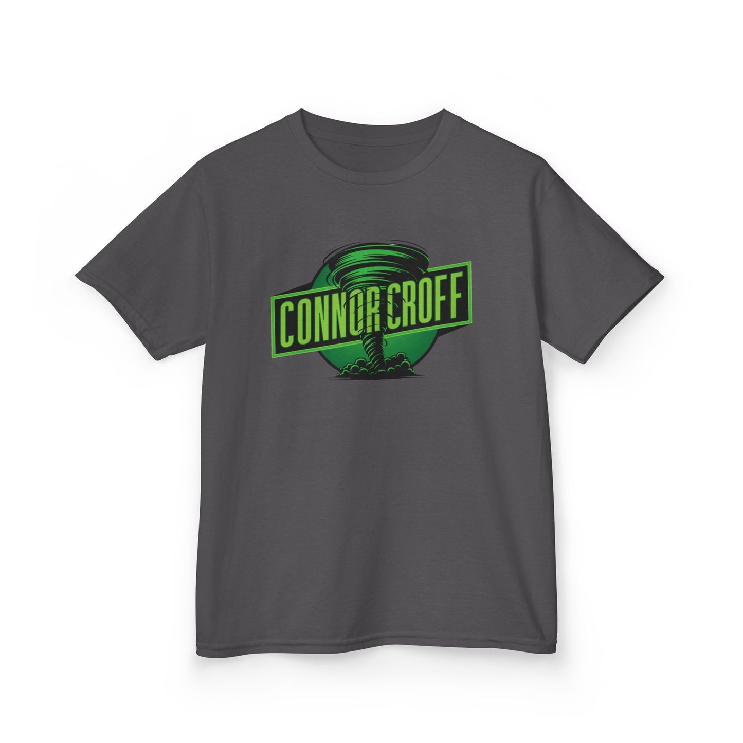 YOUTH (KIDS) Connor Croff Green Circle Logo Heavy Cotton™ Tee