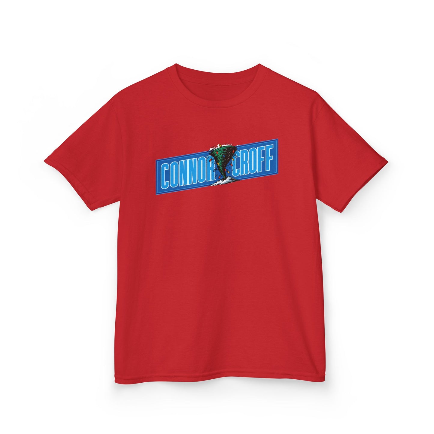 Connor Croff KIDS Heavy Cotton™ Tee Christmas Logo