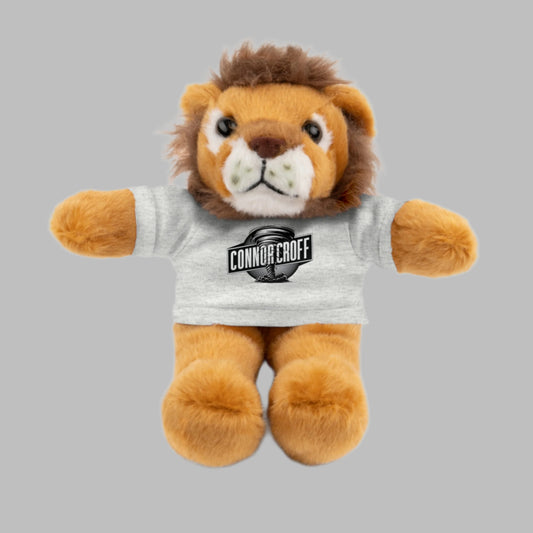 Stuffed Animal Plush LION with Connor Croff Circle Logo Tee