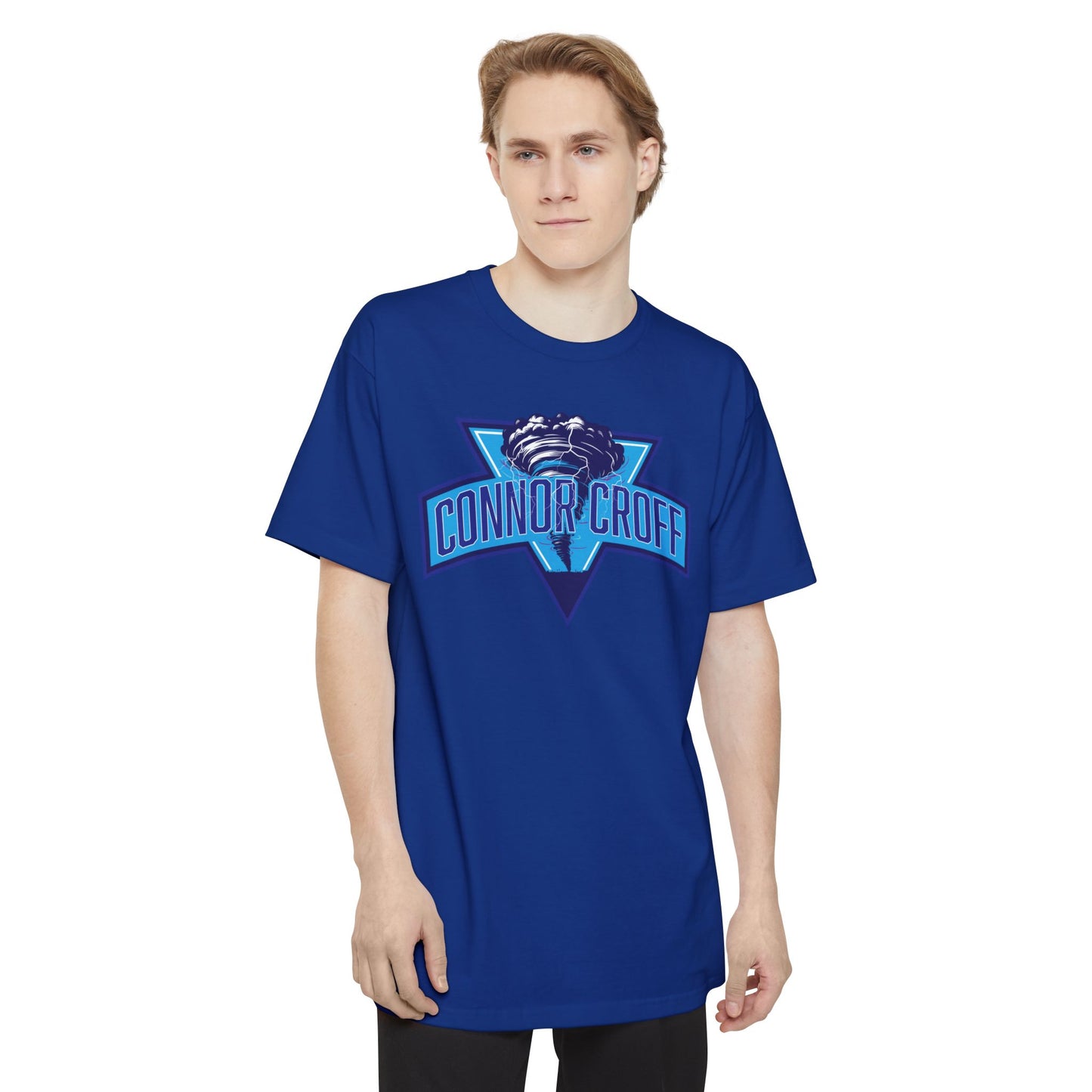 TALL SIZE Unisex Connor Croff Blue Logo T-Shirt