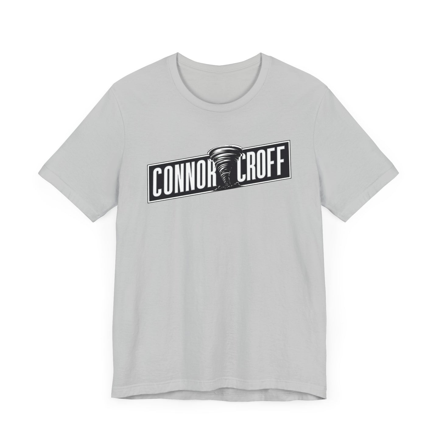 Connor Croff Black White Logo Unisex Jersey Short Sleeve Tee