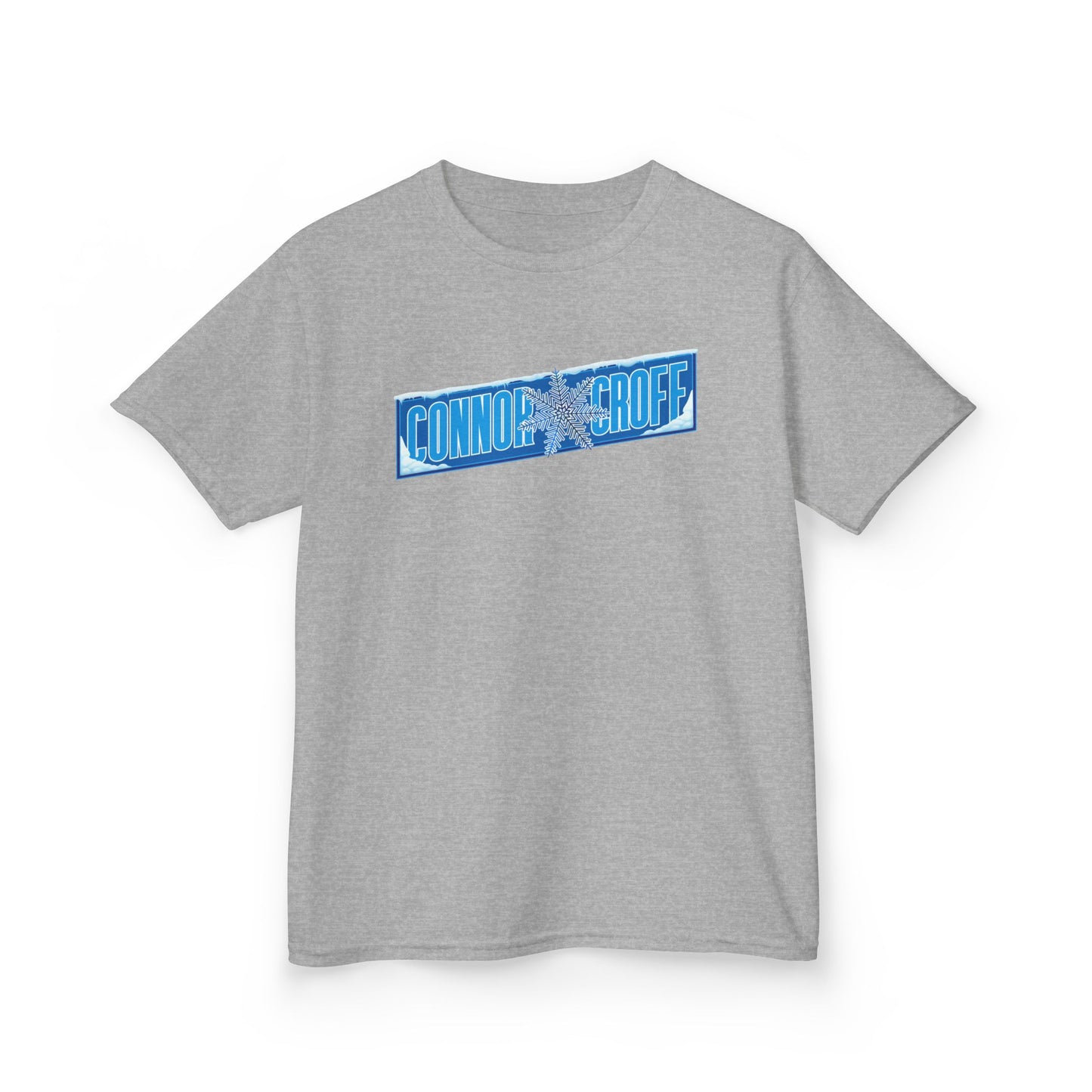Connor Croff KIDS Heavy Cotton™ Tee Snowflake Winter Logo